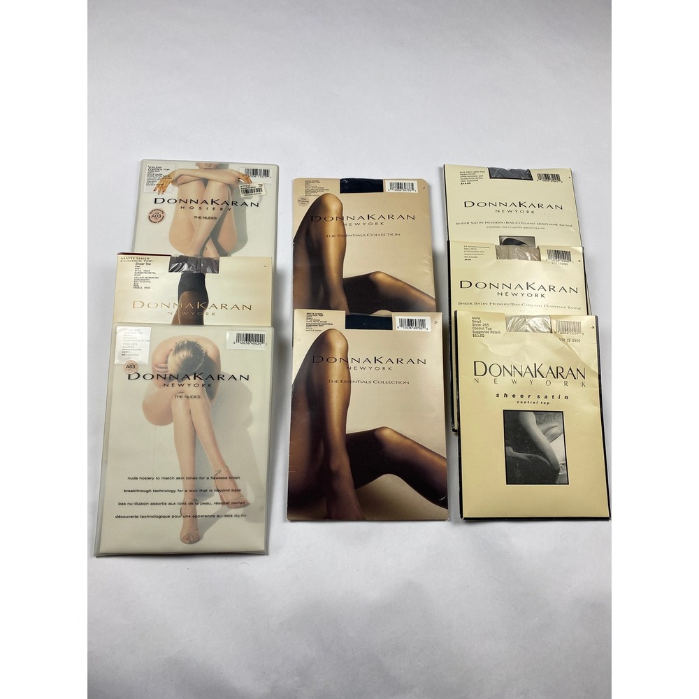 Donna Karan Hosiery Pantyhose Tights Women's Size Small - Lot of 8